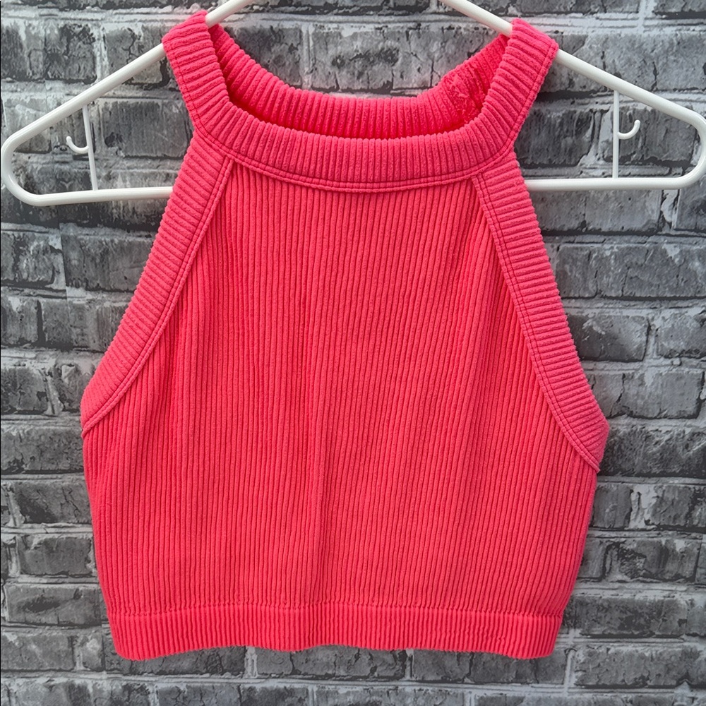 Aerie Ribbed Halter Crop Top‎